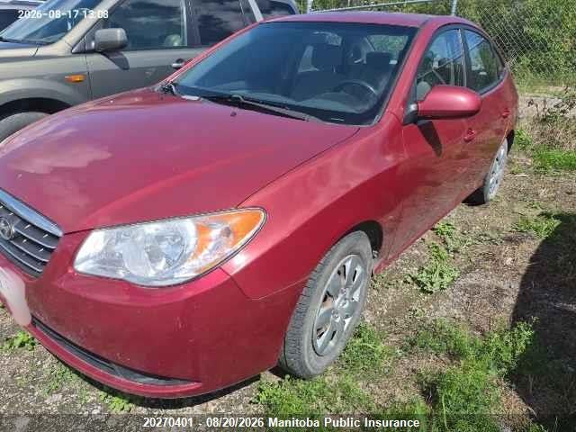 20270401 :رقم المزاد ، KMHDU45D59U686501 vin ، 2009 Hyundai Elantra Gl مزاد بيع