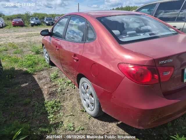 20270401 :رقم المزاد ، KMHDU45D59U686501 vin ، 2009 Hyundai Elantra Gl مزاد بيع