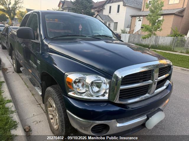 2007 Dodge Ram 1500 Laramie Slt Quad Cab მანქანა იყიდება აუქციონზე, vin: 1D7HU18287J642897, აუქციონის ნომერი: 20270402