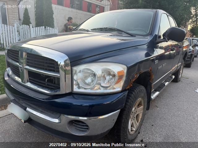 2007 Dodge Ram 1500 Laramie Slt Quad Cab მანქანა იყიდება აუქციონზე, vin: 1D7HU18287J642897, აუქციონის ნომერი: 20270402