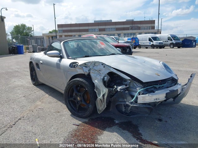 2004 Porsche Boxster მანქანა იყიდება აუქციონზე, vin: WP0CA29824U620300, აუქციონის ნომერი: 20270467