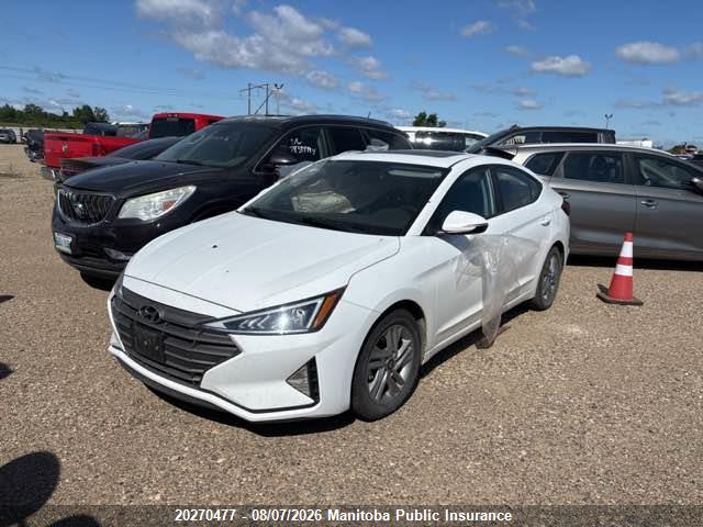 20270477 :رقم المزاد ، KMHD84LF2LU063823 vin ، 2020 Hyundai Elantra Sel/value/limited مزاد بيع
