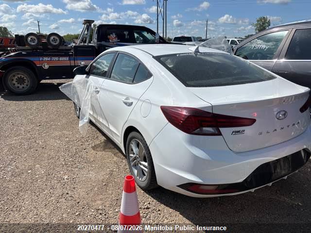 20270477 :رقم المزاد ، KMHD84LF2LU063823 vin ، 2020 Hyundai Elantra Sel/value/limited مزاد بيع