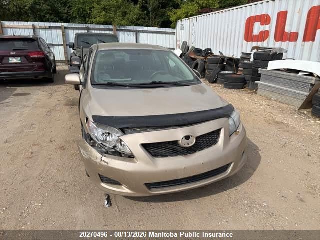 2009 Toyota Corolla Ce მანქანა იყიდება აუქციონზე, vin: 2T1BU40E49C025261, აუქციონის ნომერი: 20270496