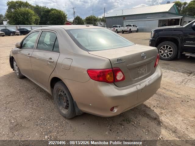 2009 Toyota Corolla Ce მანქანა იყიდება აუქციონზე, vin: 2T1BU40E49C025261, აუქციონის ნომერი: 20270496