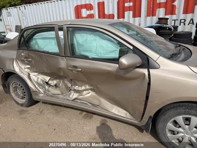 2009 Toyota Corolla Ce მანქანა იყიდება აუქციონზე, vin: 2T1BU40E49C025261, აუქციონის ნომერი: 20270496