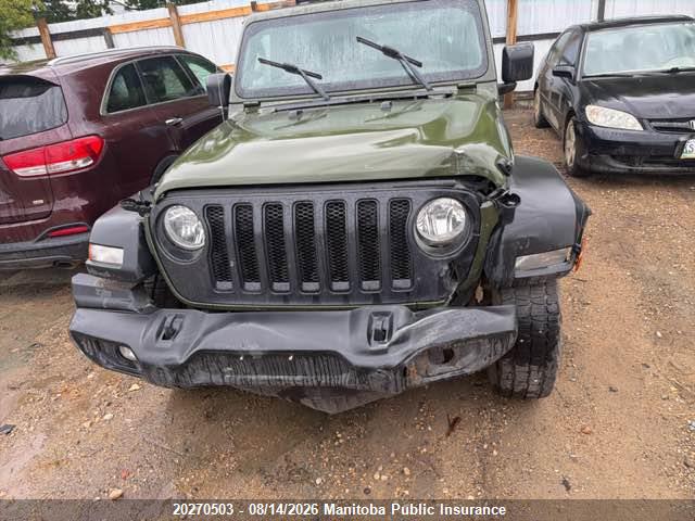Продажа на аукционе авто 2021 Jeep Wrangler Unlimited Sport, vin: 1C4HJXDN1MW796095, номер лота: 20270503