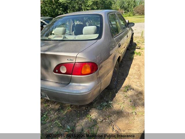 2002 Toyota Corolla მანქანა იყიდება აუქციონზე, vin: 2T1BR12E12C860091, აუქციონის ნომერი: 20270505