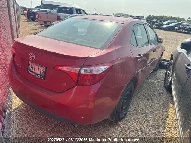 Продажа на аукционе авто 2015 Toyota Corolla Ce, vin: 2T1BURHE9FC426012, номер лота: 20270523