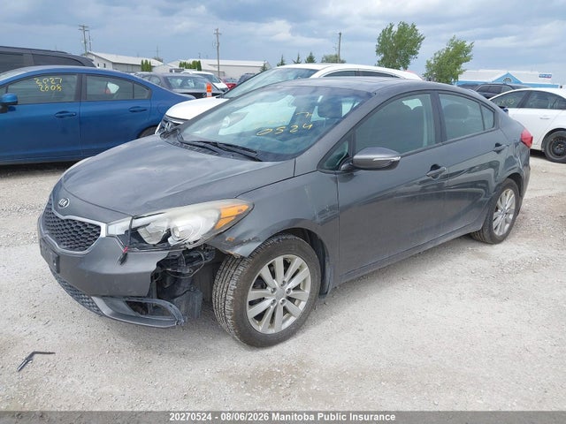 20270524 :رقم المزاد ، KNAFX4A60E5078317 vin ، 2014 Kia Forte Lx مزاد بيع