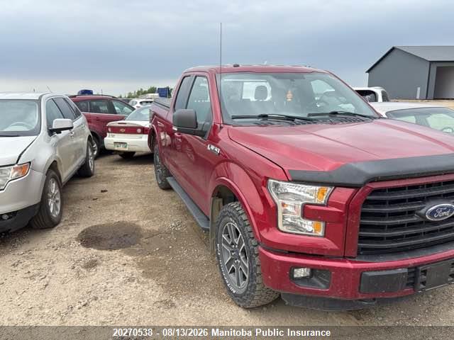 Ford F150 Xlt Supercab 2016 1FTFX1EF7GKD67646 main image