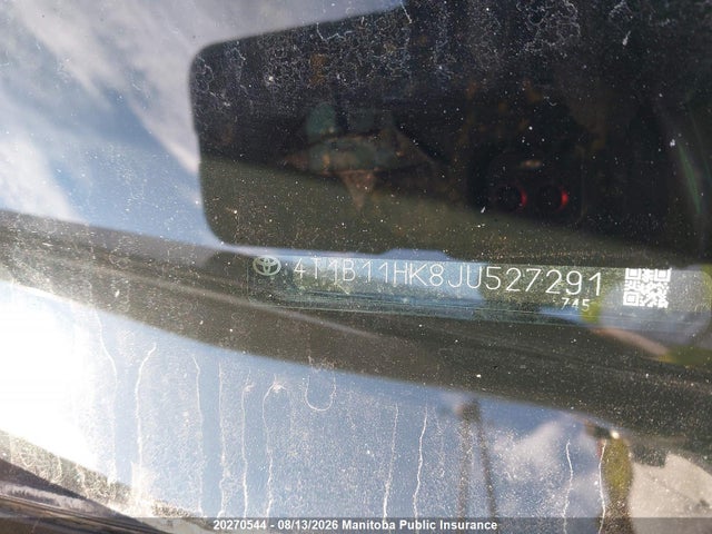 Aukcja sprzedaży 2018 Toyota Camry L/le/xle/se/xse, vin: 4T1B11HK8JU527291, numer aukcji: 20270544