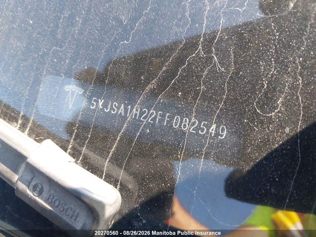 Продаж на аукціоні авто 2015 Tesla Model S 85d, vin: 5YJSA1H22FF082549, номер лоту: 20270560