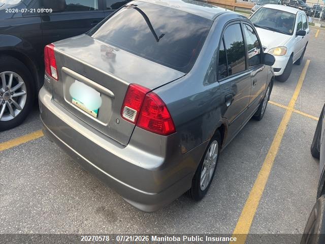 Aukcja sprzedaży 2005 Honda Civic Ex, vin: 2HGES16335H035336, numer aukcji: 20270578