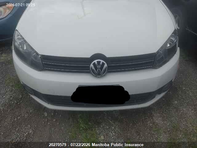 2010 Volkswagen Golf 2.0 Tdi მანქანა იყიდება აუქციონზე, vin: 3VWKL7AJ8AM694979, აუქციონის ნომერი: 20270579