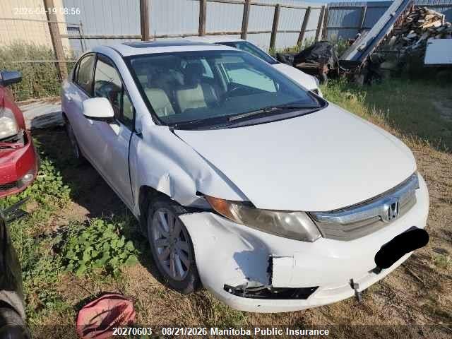 Aukcja sprzedaży 2012 Honda Civic Ex-l, vin: 2HGFB2F95CH113417, numer aukcji: 20270603