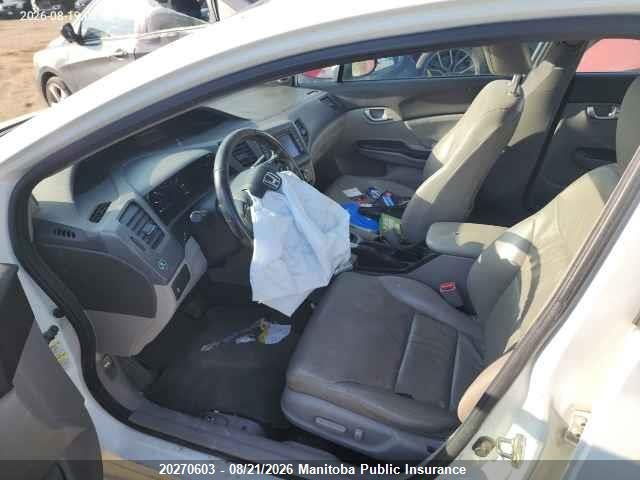 20270603 :رقم المزاد ، 2HGFB2F95CH113417 vin ، 2012 Honda Civic Ex-l مزاد بيع