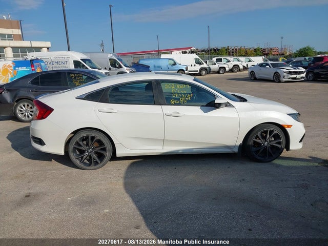 20270617 :رقم المزاد ، 2HGFC2F8XKH027815 vin ، 2019 Honda Civic Sedan مزاد بيع