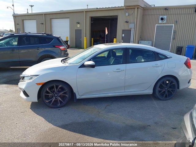 20270617 :رقم المزاد ، 2HGFC2F8XKH027815 vin ، 2019 Honda Civic Sedan مزاد بيع