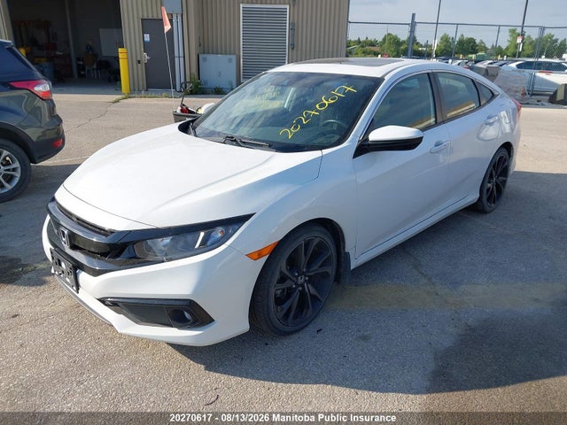 20270617 :رقم المزاد ، 2HGFC2F8XKH027815 vin ، 2019 Honda Civic Sedan مزاد بيع