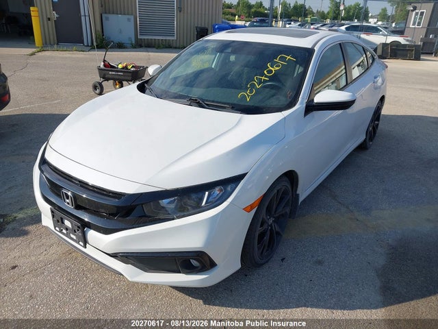 20270617 :رقم المزاد ، 2HGFC2F8XKH027815 vin ، 2019 Honda Civic Sedan مزاد بيع