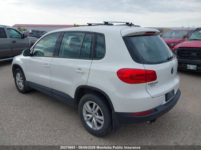 20270665 :رقم المزاد ، WVGJV3AX6DW624225 vin ، 2013 Volkswagen Tiguan 2.0 Tsi مزاد بيع