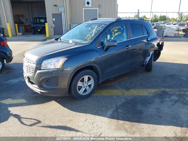 2016 Chevrolet Trax Lt მანქანა იყიდება აუქციონზე, vin: 3GNCJPSB3GL214020, აუქციონის ნომერი: 20270670