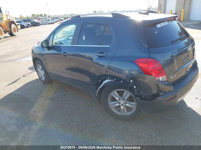 2016 Chevrolet Trax Lt მანქანა იყიდება აუქციონზე, vin: 3GNCJPSB3GL214020, აუქციონის ნომერი: 20270670