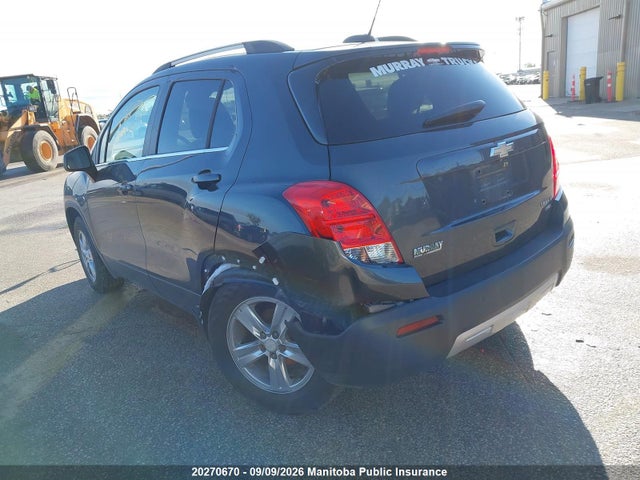 2016 Chevrolet Trax Lt მანქანა იყიდება აუქციონზე, vin: 3GNCJPSB3GL214020, აუქციონის ნომერი: 20270670