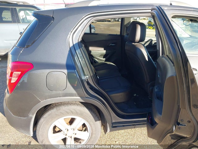 2016 Chevrolet Trax Lt მანქანა იყიდება აუქციონზე, vin: 3GNCJPSB3GL214020, აუქციონის ნომერი: 20270670