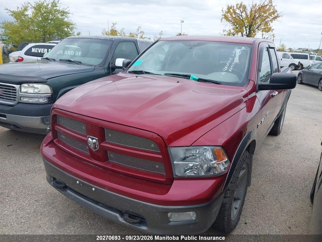 Aukcja sprzedaży 2011 Dodge Ram 1500 Slt Quad Cab, vin: 1D7RV1GT2BS591704, numer aukcji: 20270693