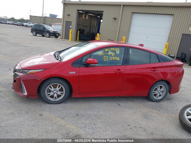 20270698 :رقم المزاد ، JTDKARFP0L3128482 vin ، 2020 Toyota Prius Prime مزاد بيع
