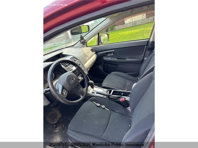 20270701 :رقم المزاد ، JF1GPAC61CH236121 vin ، 2012 Subaru Impreza 2.0i مزاد بيع