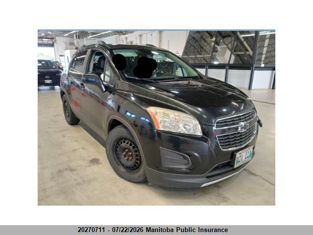 Продаж на аукціоні авто 2015 Chevrolet Trax 2lt, vin: 3GNCJMSB9FL232924, номер лоту: 20270711