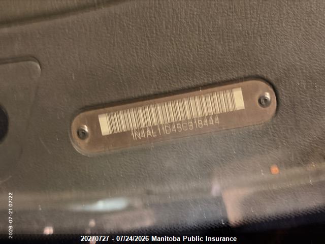 Aukcja sprzedaży 2005 Nissan Altima 2.5 S, vin: 1N4AL11D45C318444, numer aukcji: 20270727