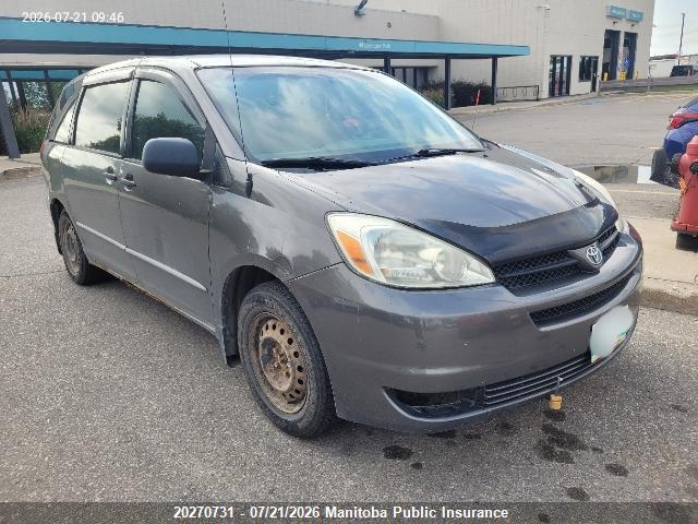 Продаж на аукціоні авто 2005 Toyota Sienna Ce V6, vin: 5TDZA29C45S301002, номер лоту: 20270731