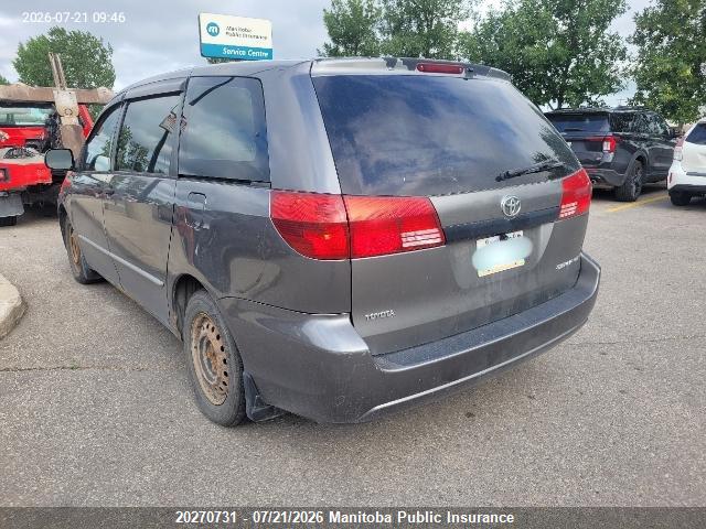 Продаж на аукціоні авто 2005 Toyota Sienna Ce V6, vin: 5TDZA29C45S301002, номер лоту: 20270731