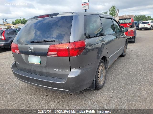 Продаж на аукціоні авто 2005 Toyota Sienna Ce V6, vin: 5TDZA29C45S301002, номер лоту: 20270731