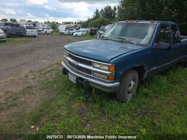 20270733 :رقم المزاد ، 1GCHC39F0VF005092 vin ، 1997 Chevrolet C/r 30/3500 4+cab مزاد بيع