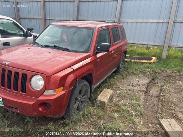 Auction sale of the 2010 Jeep Patriot North, vin: 1J4NF2GB0AD631052, lot number: 20270743