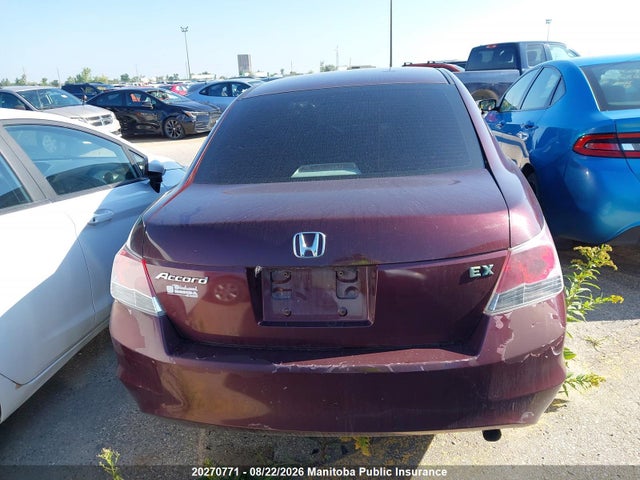 Продажа на аукционе авто 2008 Honda Accord Ex, vin: 1HGCP26798A816950, номер лота: 20270771
