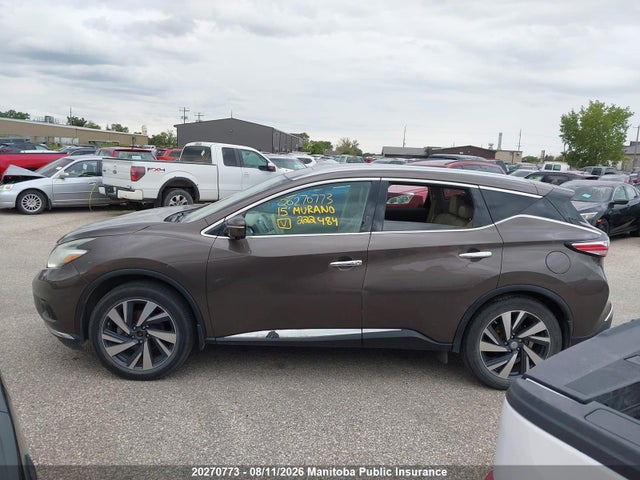 Aukcja sprzedaży 2015 Nissan Murano Platinum, vin: 5N1AZ2MH9FN222484, numer aukcji: 20270773