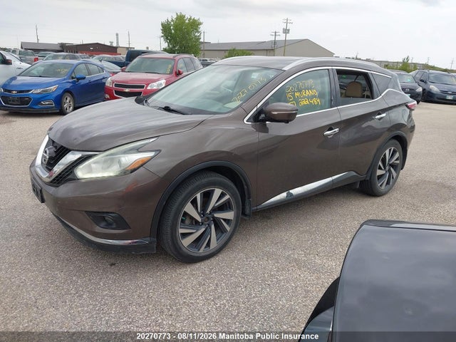 Aukcja sprzedaży 2015 Nissan Murano Platinum, vin: 5N1AZ2MH9FN222484, numer aukcji: 20270773