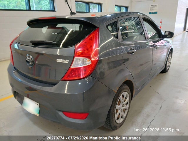 20270774 :رقم المزاد ، KMHCT5AE2CU011778 vin ، 2012 Hyundai Accent Gl مزاد بيع