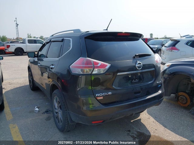 2015 Nissan Rogue Sl მანქანა იყიდება აუქციონზე, vin: 5N1AT2MV8FC877626, აუქციონის ნომერი: 20270802
