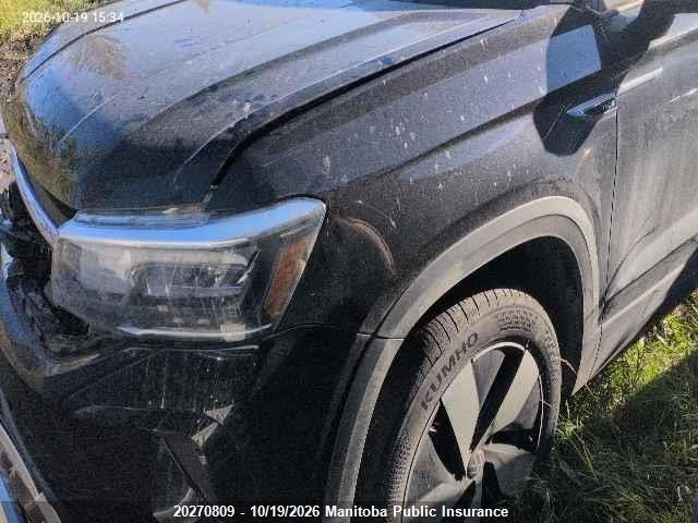 20270809 :رقم المزاد ، 3VVGX7B27RM089983 vin ، 2024 Volkswagen Taos Trendline 1.5 Tsi مزاد بيع