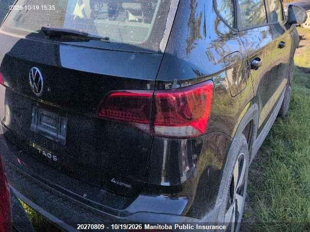20270809 :رقم المزاد ، 3VVGX7B27RM089983 vin ، 2024 Volkswagen Taos Trendline 1.5 Tsi مزاد بيع