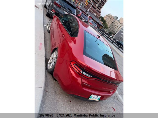 Dodge DART SXT 2014 1C3CDFBB5ED708607 Image 5
