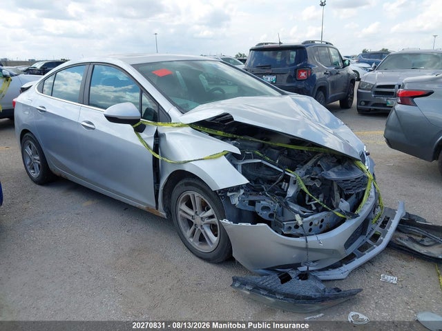 2016 Chevrolet Cruze Lt Turbo მანქანა იყიდება აუქციონზე, vin: 1G1BE5SM6G7312714, აუქციონის ნომერი: 20270831