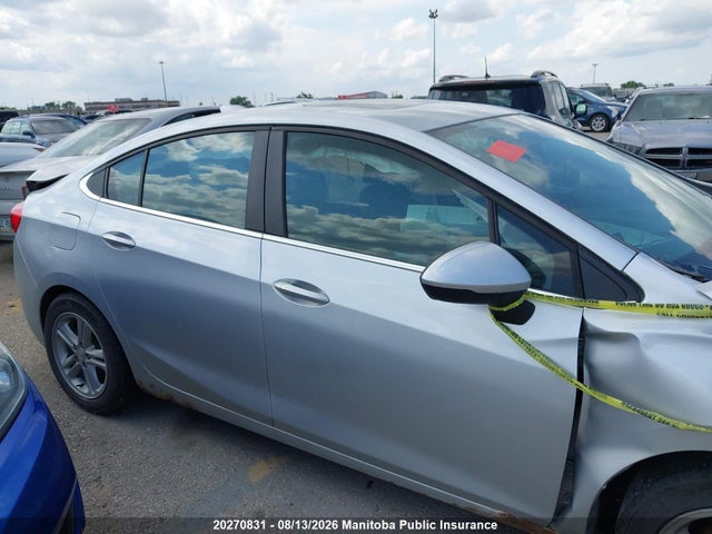 2016 Chevrolet Cruze Lt Turbo მანქანა იყიდება აუქციონზე, vin: 1G1BE5SM6G7312714, აუქციონის ნომერი: 20270831